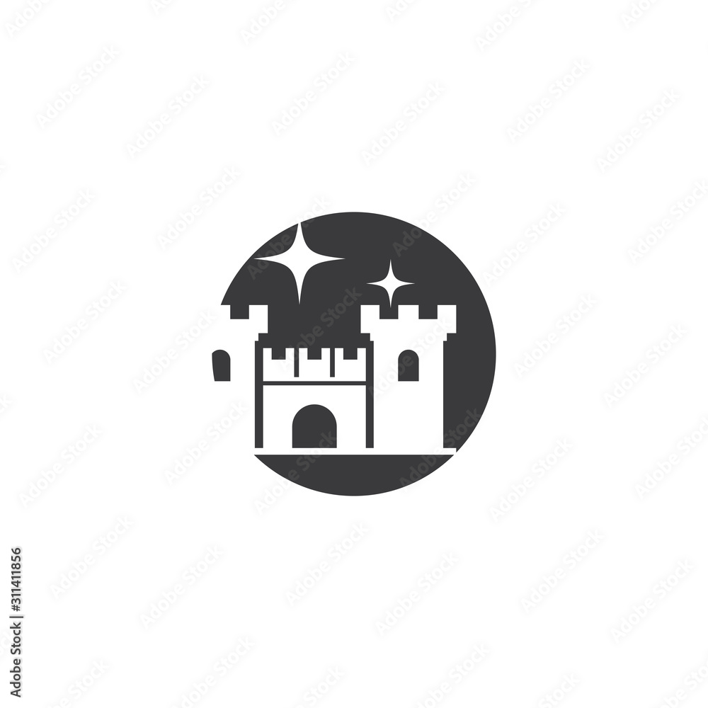 Castle Logo Template vector symbol Castle Logo Template vector symbol