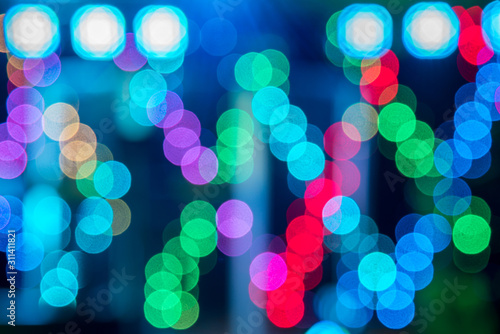 Beautiful abstract multicolored background with bokeh circles