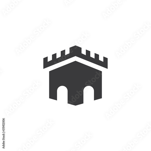Castle Logo Template vector symbol