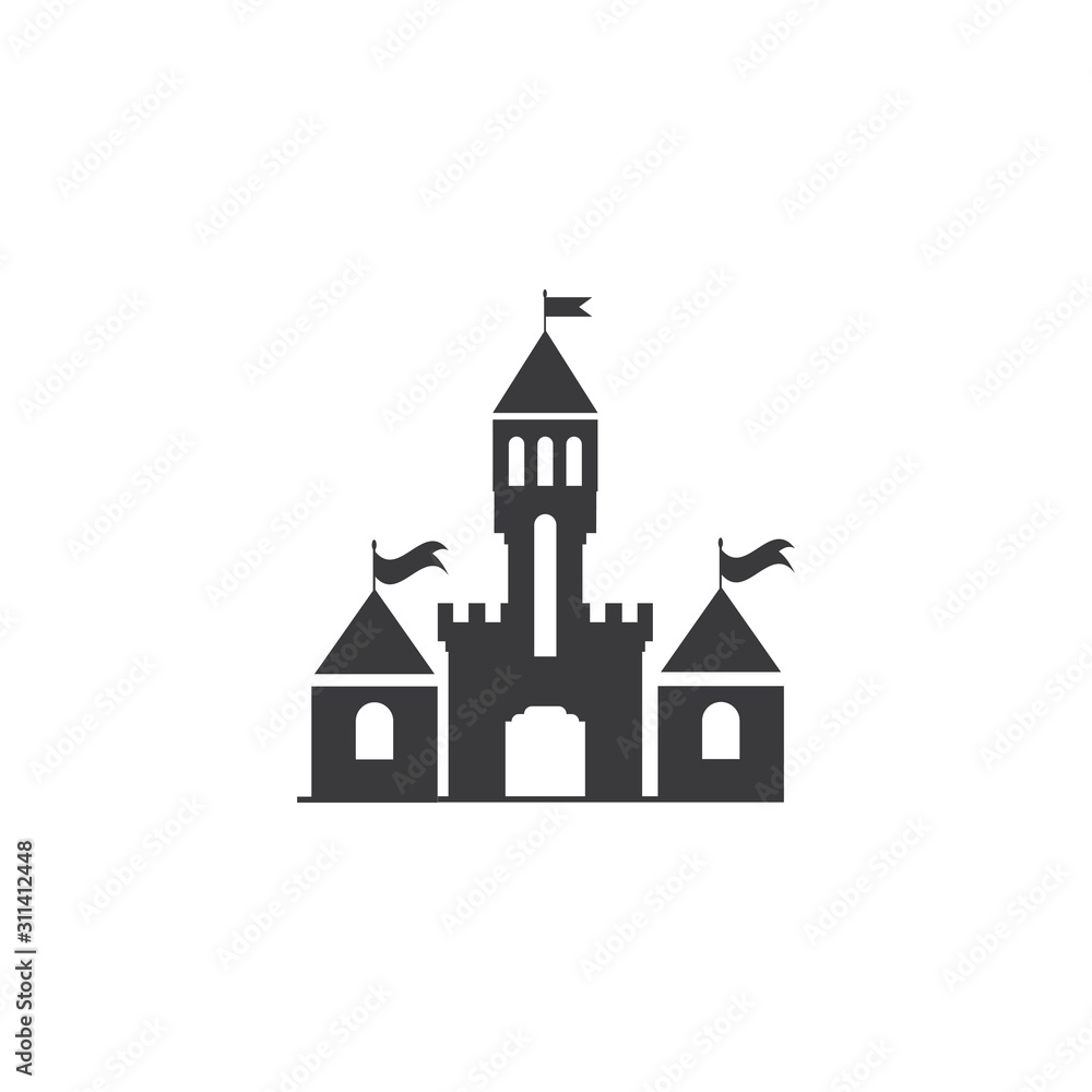 Castle Logo Template vector symbol