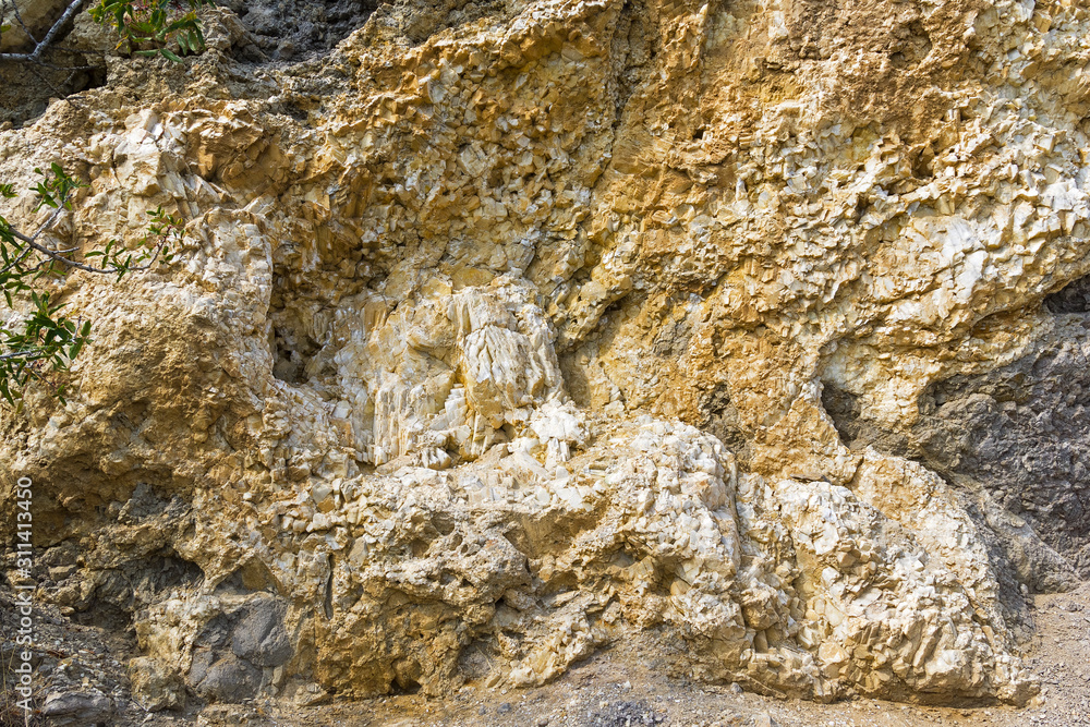 Crystals of islad spar. Crystals of islad spar.