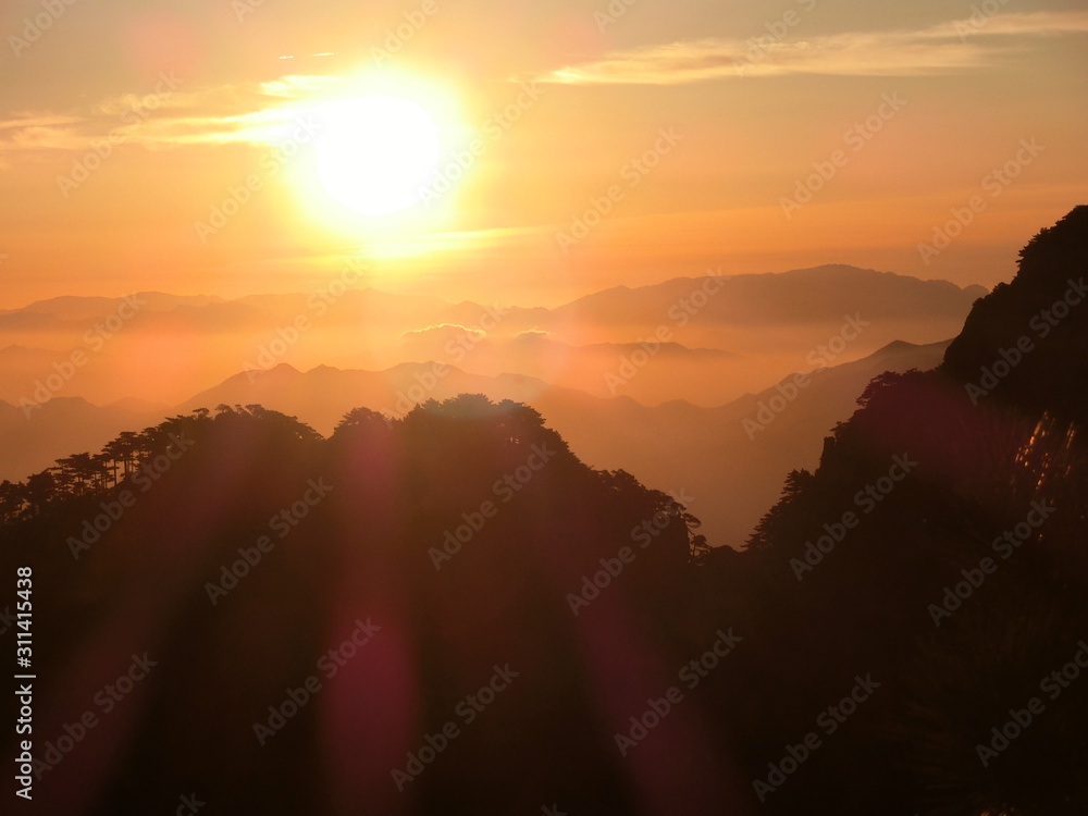 Huangshan sunrise Huangshan sunrise