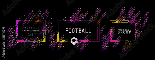 Soccer championship illustration