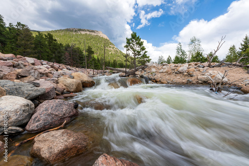 Waterfall at Rocky Mountain National Park