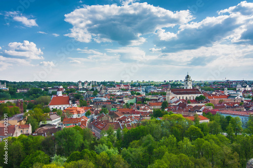 Panoramic view of Vilnius