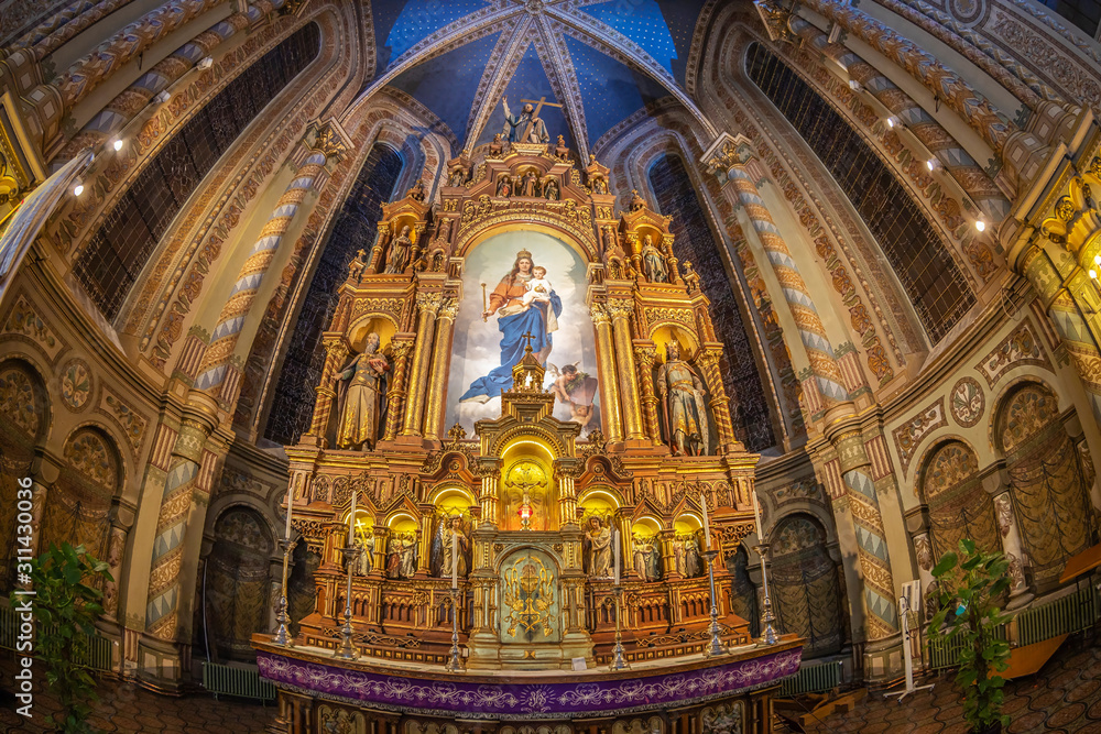 Inside the Millennium cathedral, Timisoara, Romania