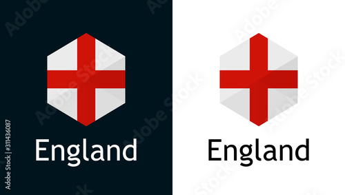 England flag in Vector - Em...