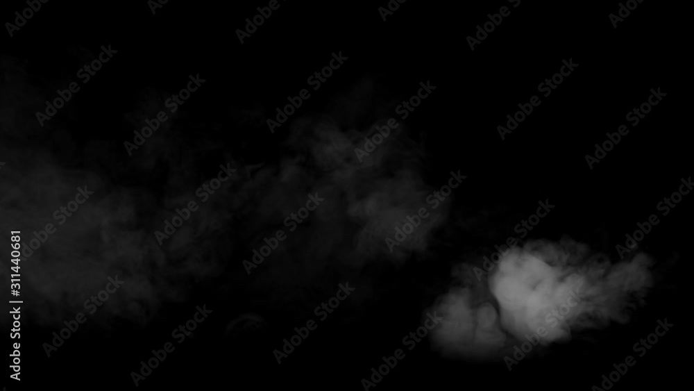 smoke on black background smoke on black background