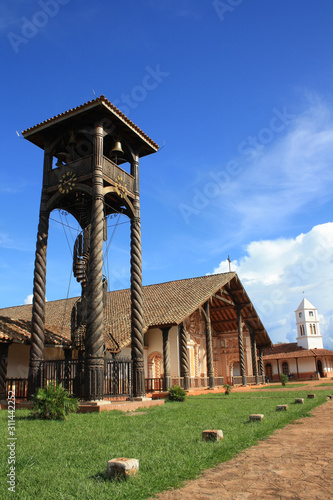 Billede på lærred Church Concepcion, jesuit missions in the region of Chiquitos, Bolivia