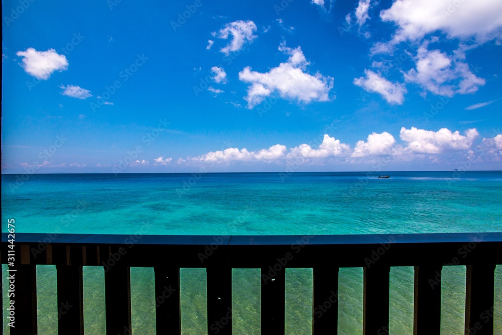 Tekek beach of Tioman island in Malaysia Tekek beach of Tioman island in Malaysia