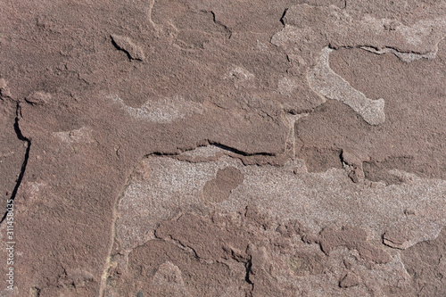 Wallpaper Mural NATORAL RED ROCK WITH ROUGH SURFACE Torontodigital.ca