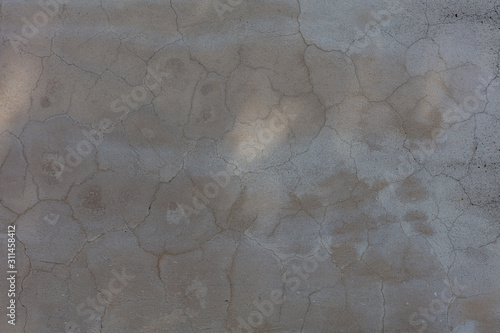 Wallpaper Mural SURFACE OF GRAY AND CRACKET CEMENT, BACKGROUND Torontodigital.ca