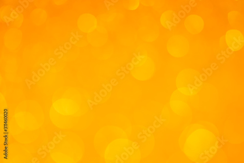 Abstract Golden glitter bokeh