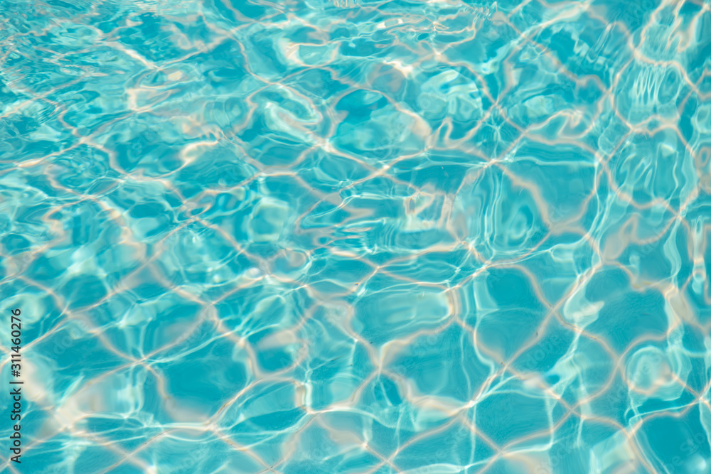 Reflect the waves and in the blue pool Reflect the waves and in the blue pool