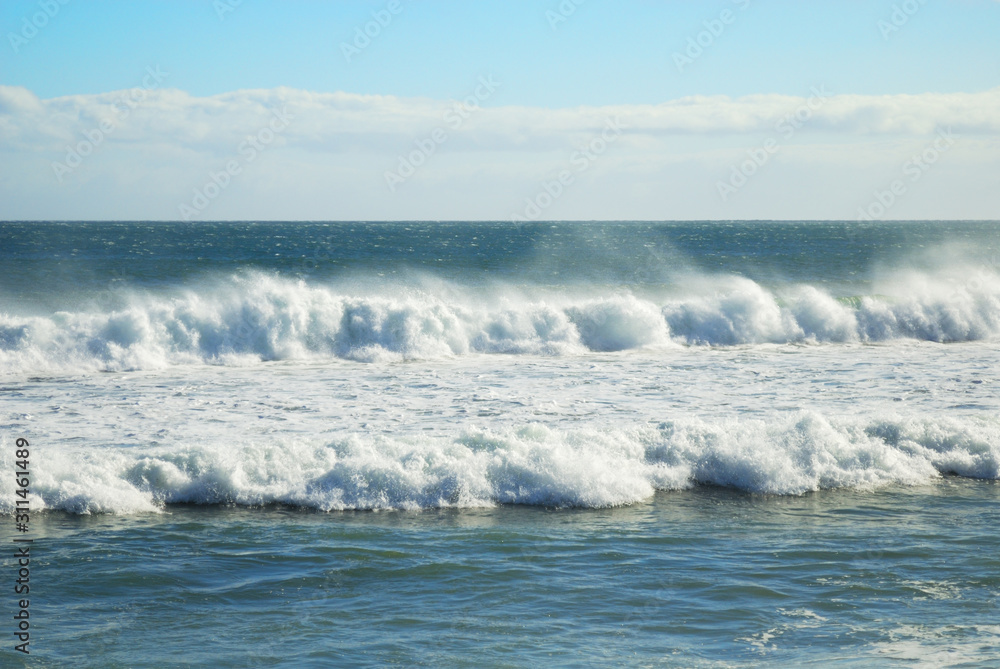 海　波　素材