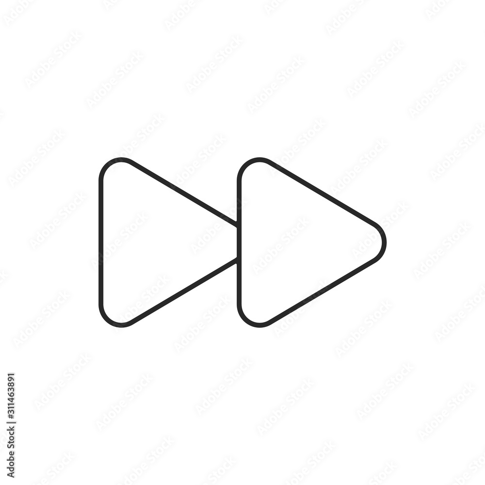 fast forward, right arrow, arrows vector icon. fast forward, right arrow, arrows vector icon.