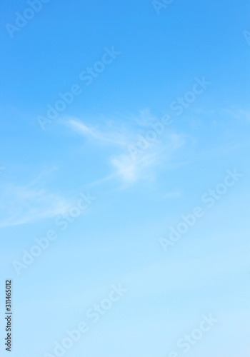 Beauty white cloud and clear blue sky in sunny day texture background
