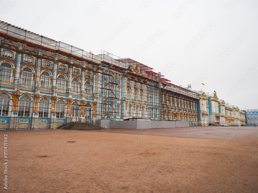 Catherine Palace, St. Petersburg palace of Russia is a public place.