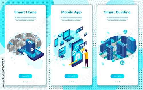 Vector set - Smart home and building application