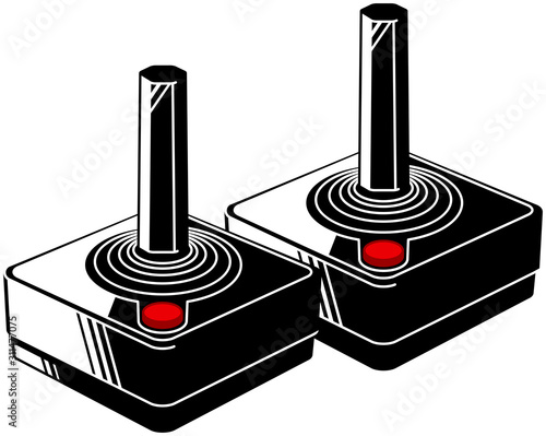 Atari Joysticks photo