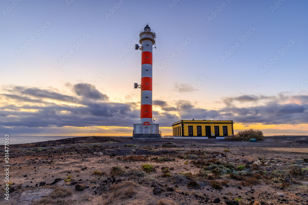 Lighthouse at Punta de Teno - at the north-western tip of Tenerife 