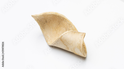 Nature object for decoration very detailed on texture.  isolated on a white background with clipping path.