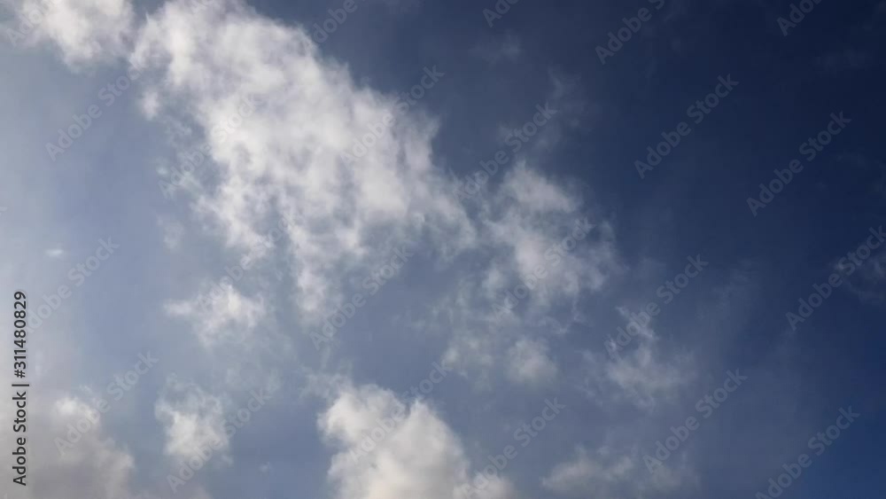 冬空 タイムラプス 冬空 タイムラプス