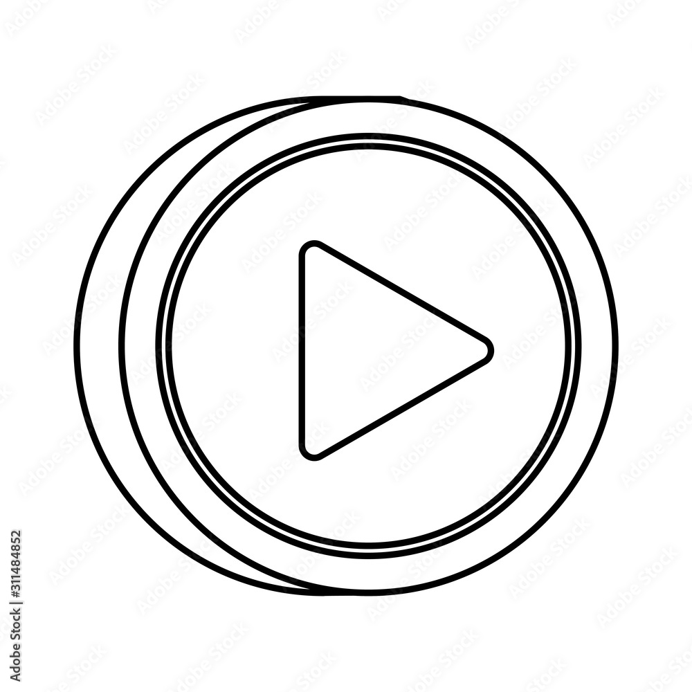 media player play button icon media player play button icon