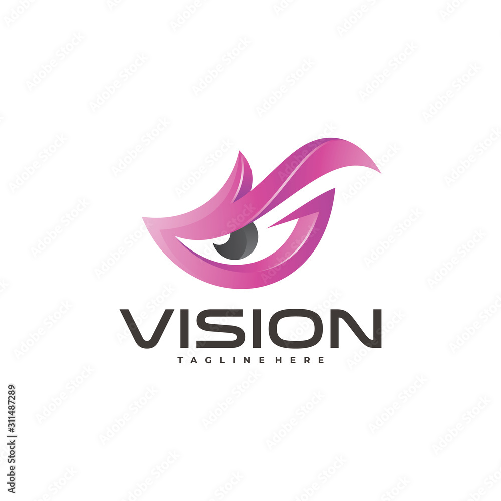 Abstract Modern Vision Eye Logo Icon Abstract Modern Vision Eye Logo Icon