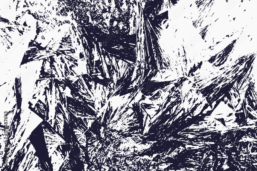 Black texture of ice crystals on a background. Black texture of ice crystals on a background.