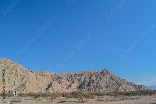 Al Hajar Mountains near Ras al Khaimah, United Arab Emirates 