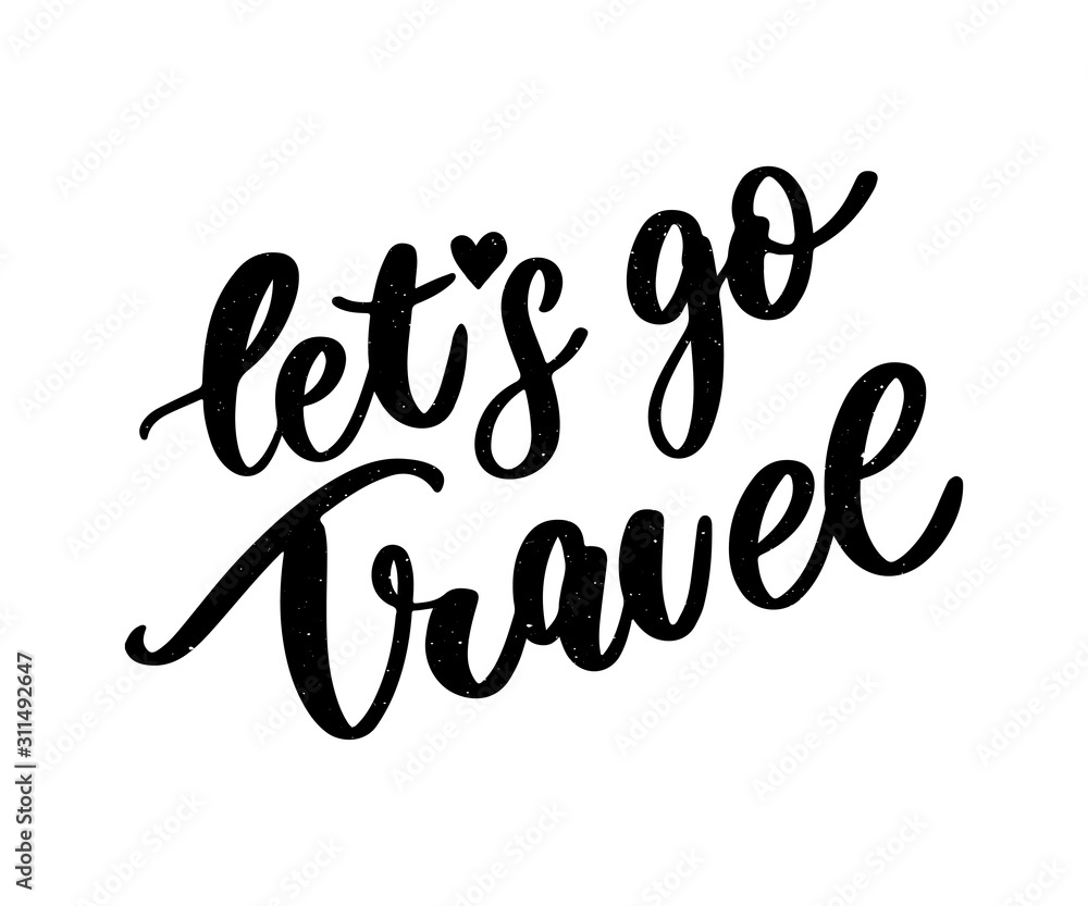 Travel set icons. Handwritten lettering. Label vector illustration Travel set icons. Handwritten lettering. Label vector illustration