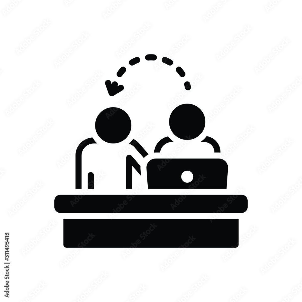 Black solid icon for depend Black solid icon for depend