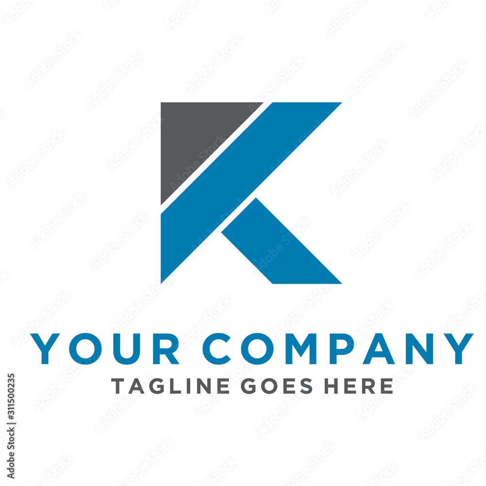 Letter K alphabet Icon logo on isolated Vector image Letter K alphabet Icon logo on isolated Vector image
