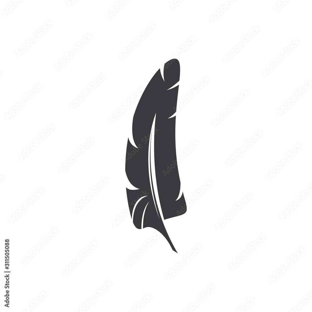 Feathers icon Vector Illustration design Logo Feathers icon Vector Illustration design Logo