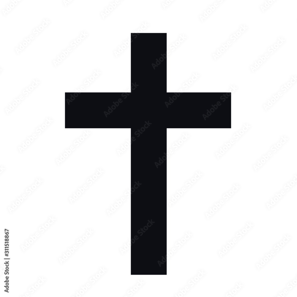 black and white crosses background