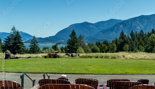 Fotografie Columbia River Gorge at Skamania Lodge