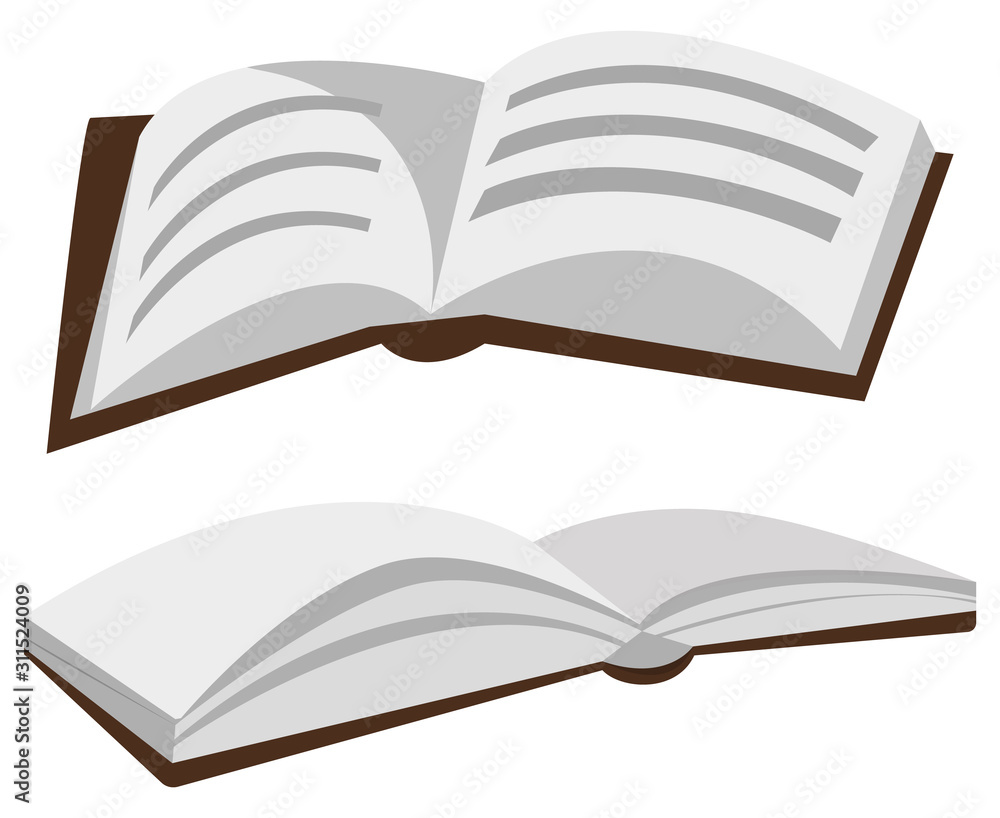 Book with pages and bookmark vector, isolated printed material. Textbook for education and teaching, learning disciplines at school or university illustration in flat style design for web, print Book with pages and bookmark vector, isolated printed material. Textbook for education and teaching, learning disciplines at school or university illustration in flat style design for web, print