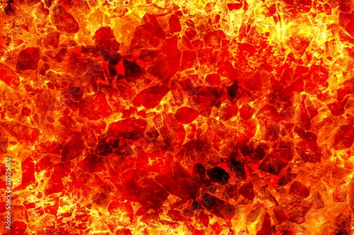 hot coal lava pattern background