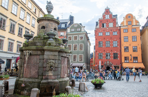 Stortorget square in Stockholm, Sweden photo