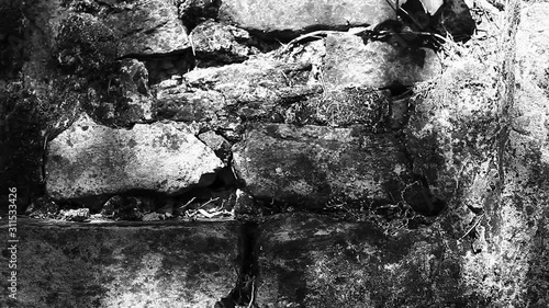 Old stones of a cemetery.