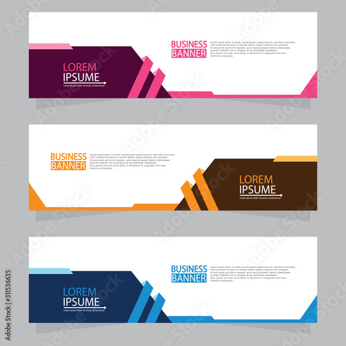 Banner background.modern template design.Vector illustration.