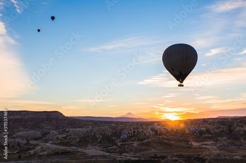 A great attraction of Cappadocia is ballooning. Cappadocia is known worldwide as one of the best places for ballooning. Goreme  Cappadocia  Turkey.