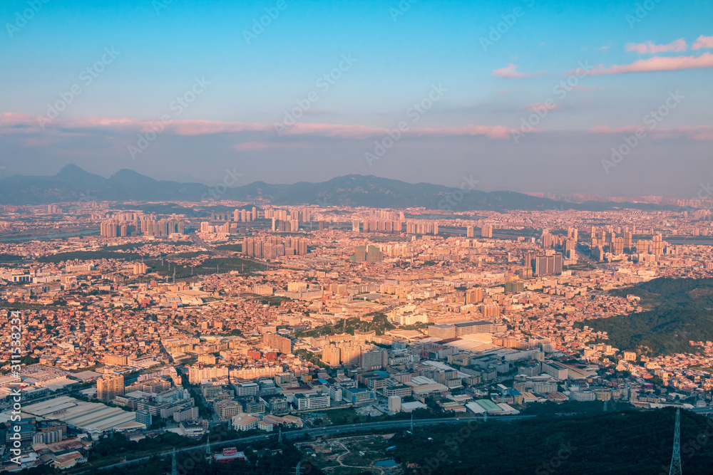 Panorama of Quanzhou City, China