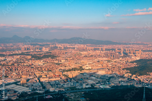 Panorama of Quanzhou City, China