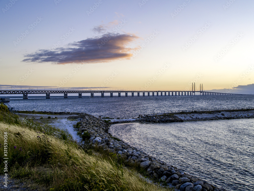 Öresundbrücke, Schweden, Skane, Öresund