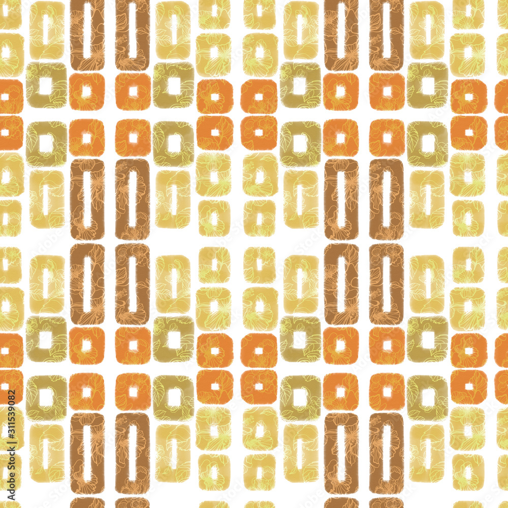Watercolor abstract seamless pattern. Modern design of fabric, textile, wallpaper, packaging, background, wrapping paper,cover Watercolor abstract seamless pattern. Modern design of fabric, textile, wallpaper, packaging, background, wrapping paper,cover