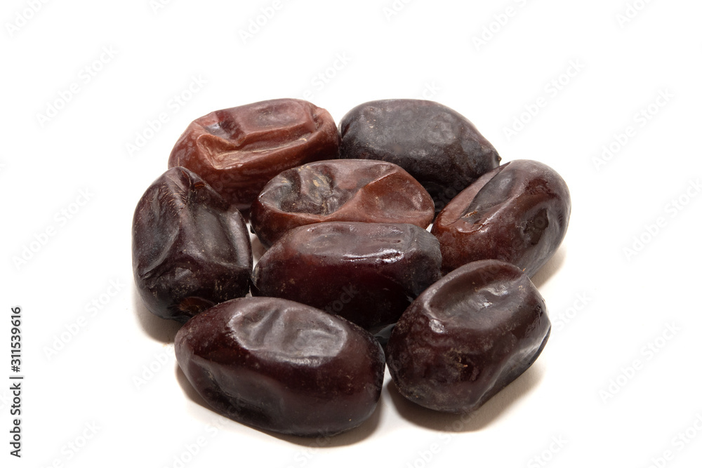 Dates isolated on white background Dates isolated on white background