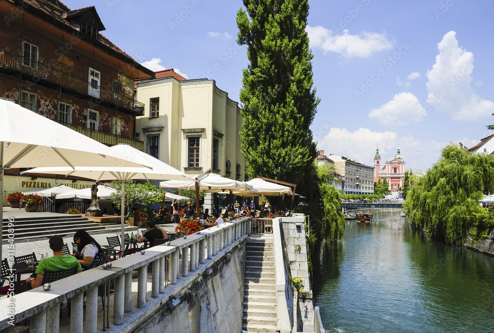 Ljubljana, Altstadt, Slowenien, Laibach