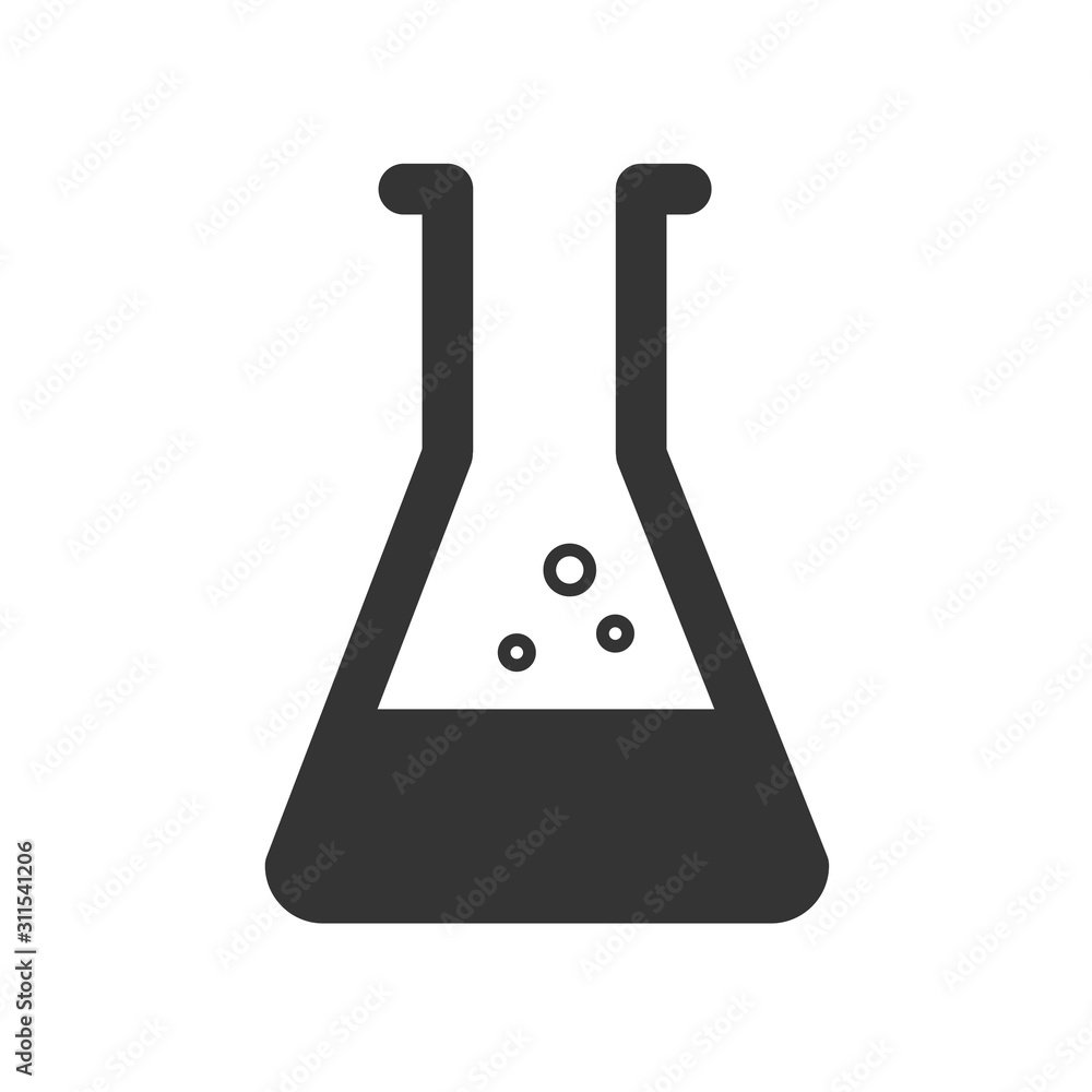 chemistry flask icon vector illustration for website and design icon chemistry flask icon vector illustration for website and design icon